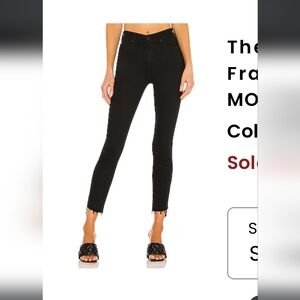 Mother Stunner Zip Ankle Step Fray Jeans In Not Guilty Wash